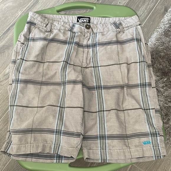 Vans Other - Vans plaid  shorts